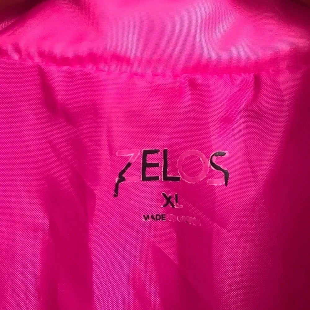 ZELOS / Pink with Trim Puffer Vest Size Youth XL